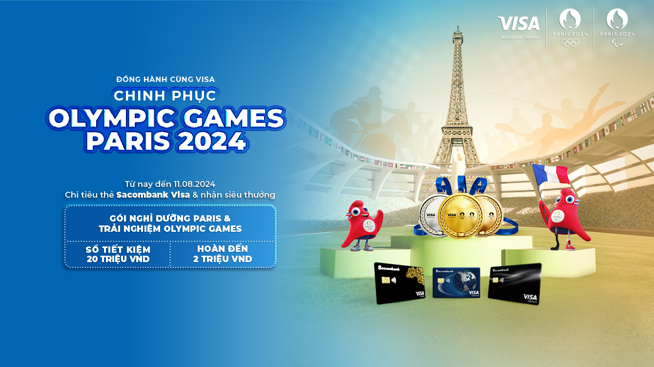 Đồng hành cùng Visa - Chinh Phục Olympic Games Paris 2024