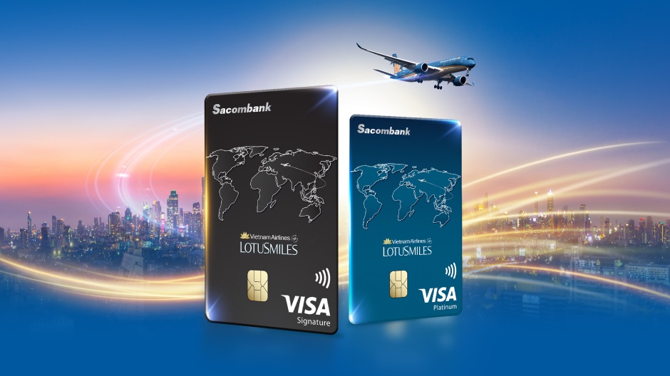 Thẻ Sacombank Vietnam Airlines Visa